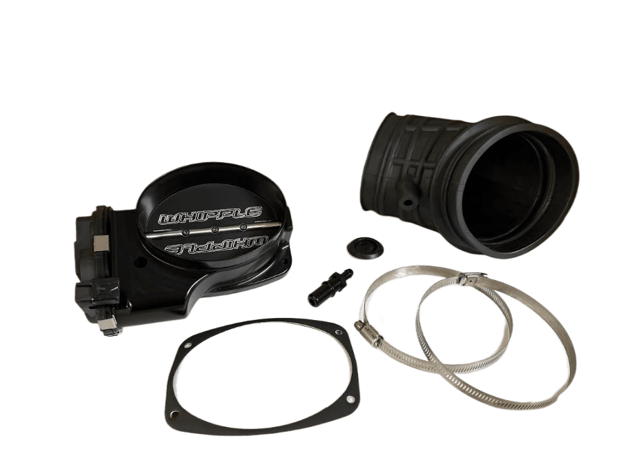 Whipple Ford Mustang 2018-2023 Billet 132MM Elliptical Throttle Body (2000CFM) Upgrade Kit