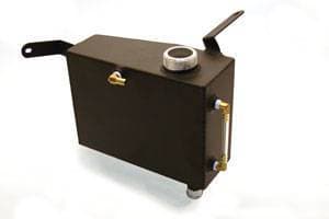 Aluminum Coolant Expansion / Fill Tank 1997-2003, 2004 Heritage Model F150 and 1998-2003 Lightning Stock Cap - Black Powdercoated