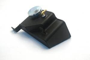 Aluminum Recovery / Fill Tank 1990-1997 Mazda Miata - Black Powdered