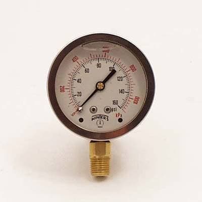 Accusump Liquid Filled Stainless Steel Gauge 0-160 PSI