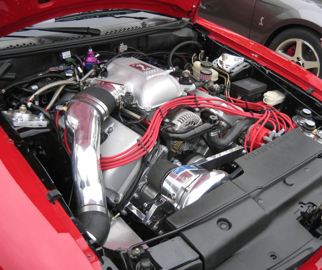 Ford Mustang Cobra 4.6L (4V) 1996-1998 Procharger Serpentine Race Kit with F-1A Head Unit