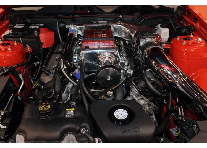 Kenne Bell 2015-2017 Ford Mustang 5.0L GT Supercharger - Polished Mammoth 2.8LC Liquid Cooled Complete Kit