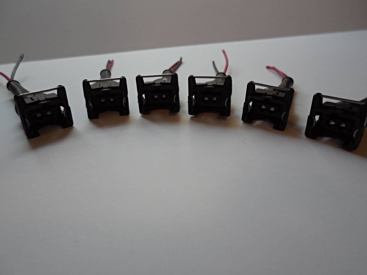 Fuel Injector Connector Clips OBD1 EV1 Bosch Style Cut & Splice 6