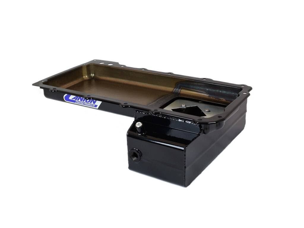 Chevy LS1 / LS6 Swap Front Sump 240sx Drift / Road Race Oil Pan Black Powdercoated