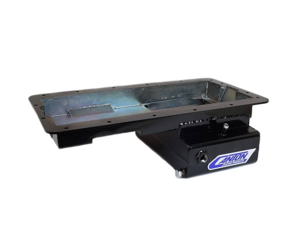 Ford Mustang Coyote 5.0L Canton Front T Sump Road Race Oil Pan - Black Powdercoated