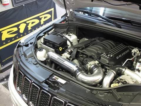 Jeep Grand Cherokee 6.4L SRT 2015 Intercooled V3 Si RIPP Supercharger Kit - Black