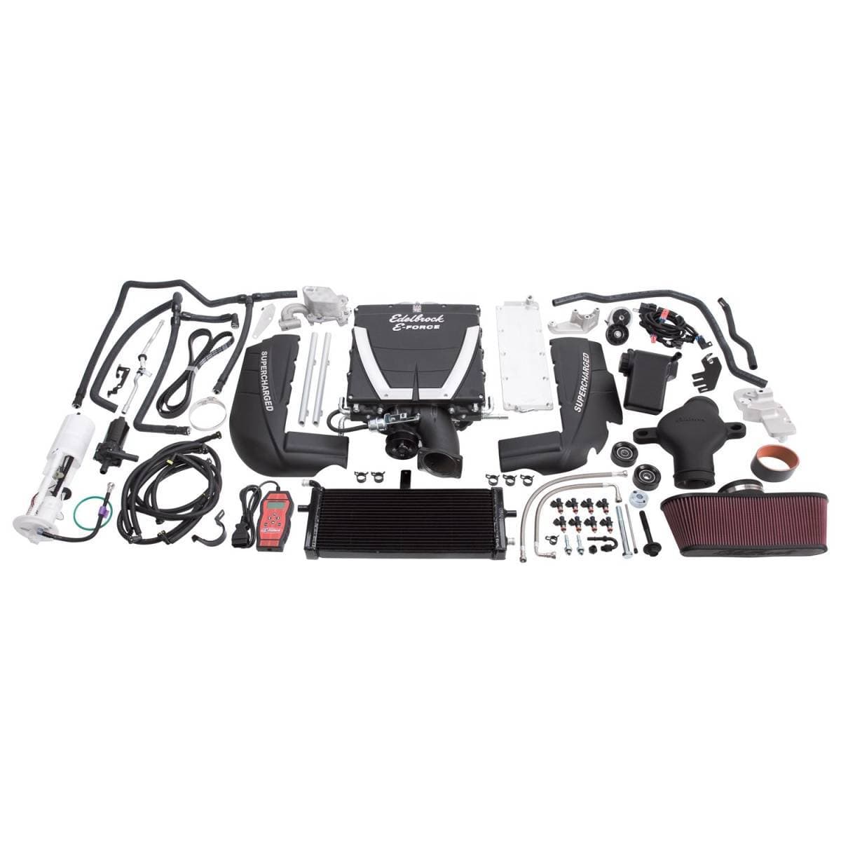 Chevy Corvette LS3 Grand Sport 2010-2013 Dry Sump Edelbrock Stage 1 Complete Supercharger Intercooled Kit With Tune