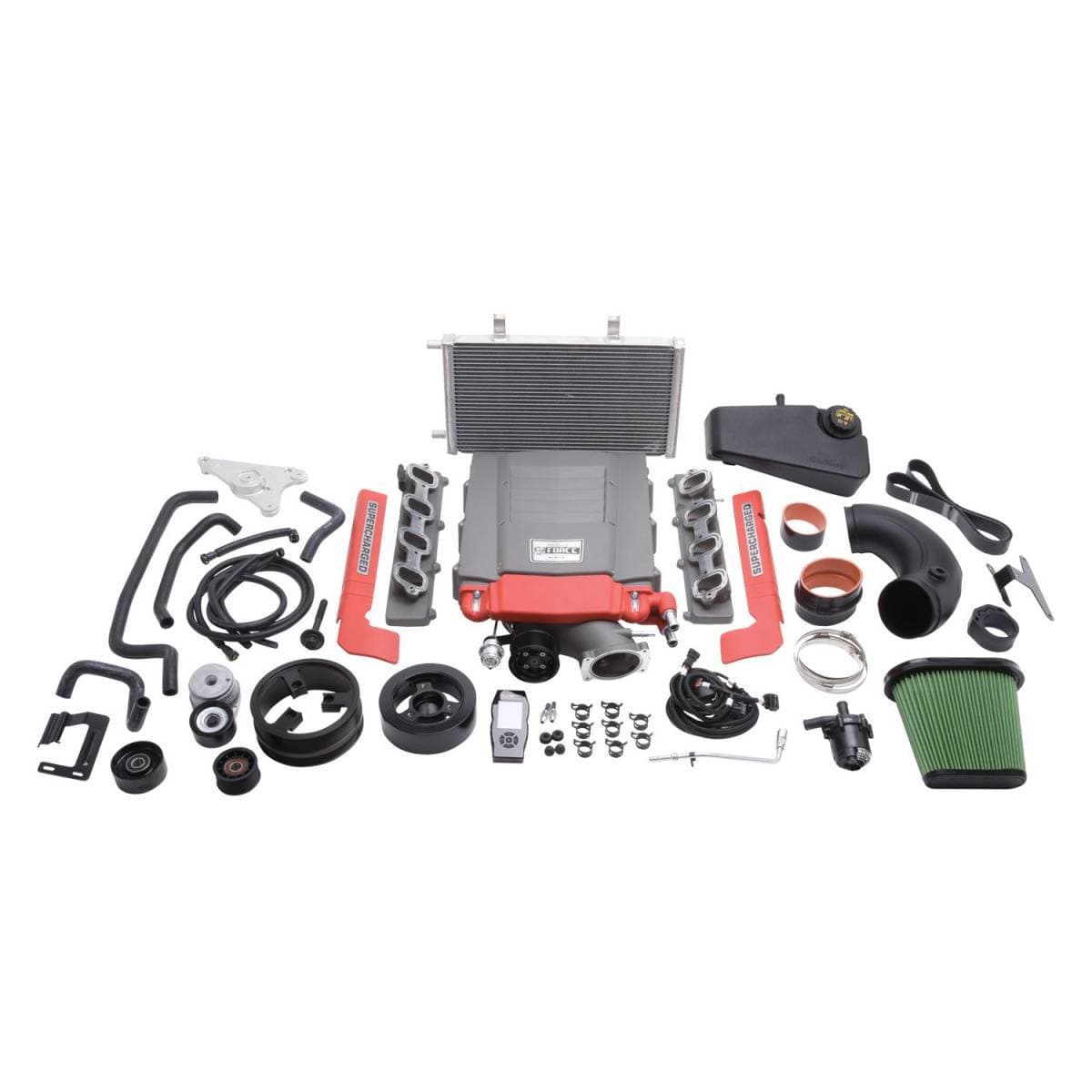 Chevy Corvette Stingray Z51 Grand Sport Dry Sump 2014-2019 Edelbrock Stage 2 Complete Supercharger Intercooled Kit With Tune