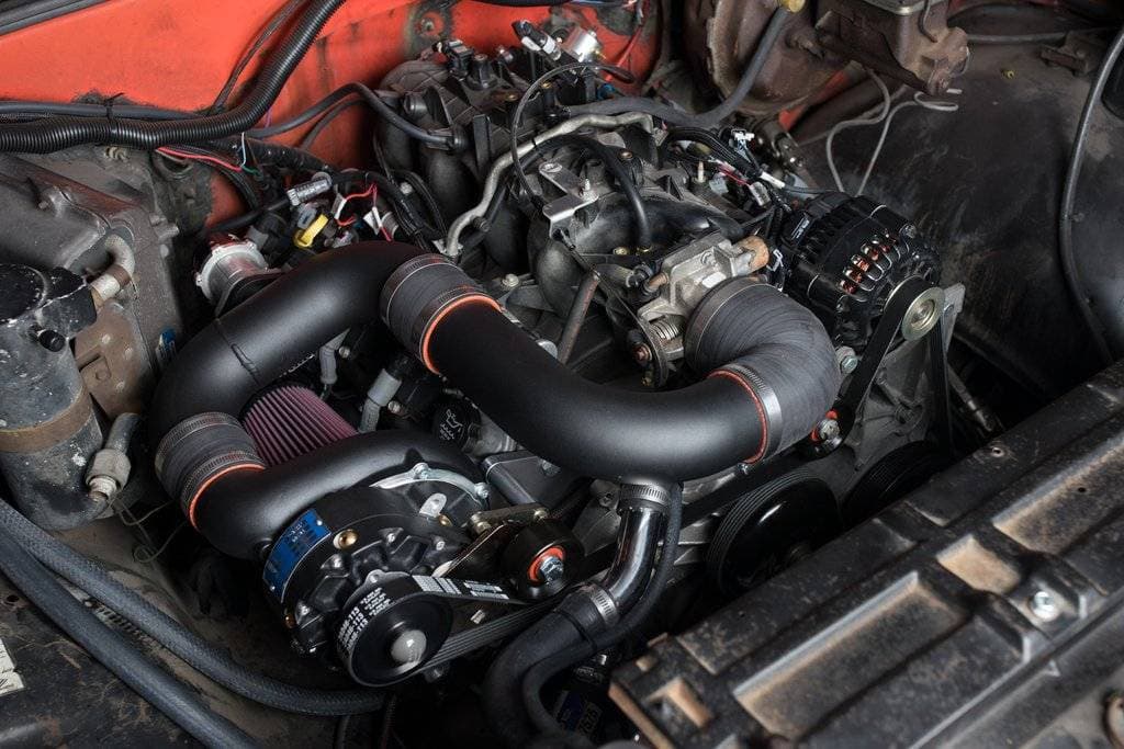 Chevrolet LS Truck FEAD Vortech Supercharger - Black V-3 SCi LS-Swap Kit EFI
