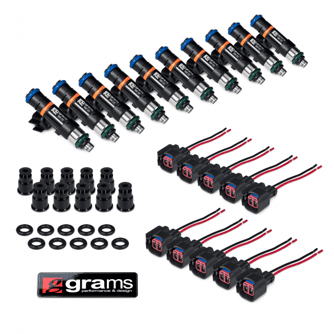 Dodge Viper SRT10 2003-2007 1000cc Grams Performance Fuel Injectors 
