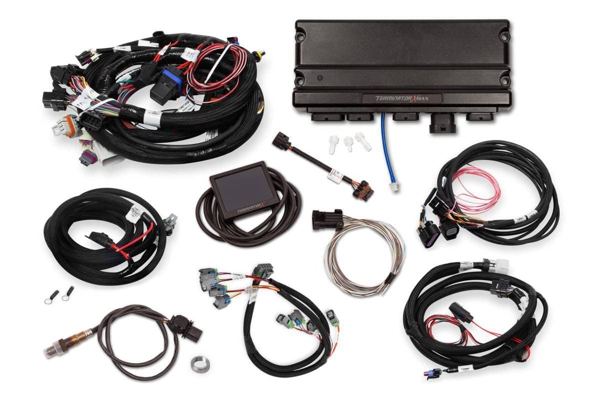 Holley Terminator X Max MPFI Controller Kit For LS1 LS6 Engines with DBW Throttle Body & Transmission Control