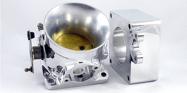 Accufab 65mm 86-93 Mustang 5.0L Race Throttle Body w/ Blank Spacer