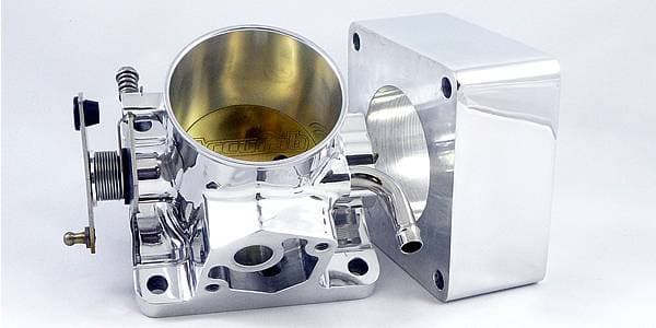 Accufab 70mm 86-93 Mustang 5.0L Throttle Body w/Blank Spacer