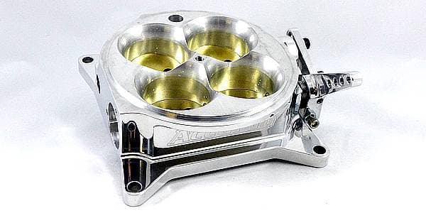 Accufab 4-Barrel 4150 Polished Throttle Body