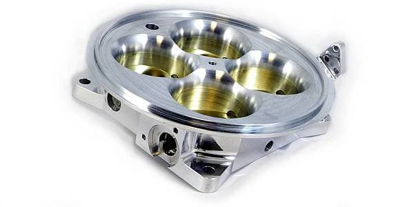 Accufab 4-Barrel 4500 Polished Throttle Body