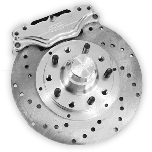 Aerospace Ford Mustang Front 2 Piston Floater Heavy Duty Drag Disc Brakes 1979-1993 (5 Lug)